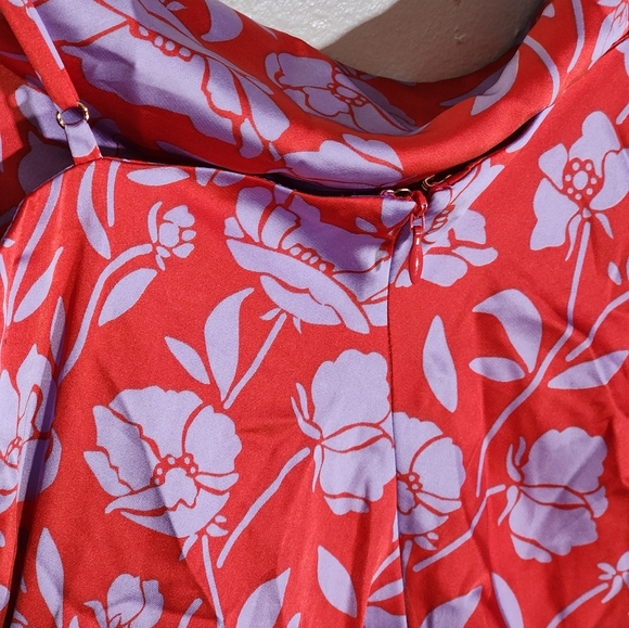 Lover + Friends Floral Red Spaghetti Strap Dress - Picture 4 of 8